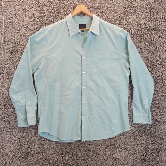 American Eagle Outfitters Other - American Eagle Shirt Men 2XL XXL Blue Casual Button Down Collar Long Sleeve